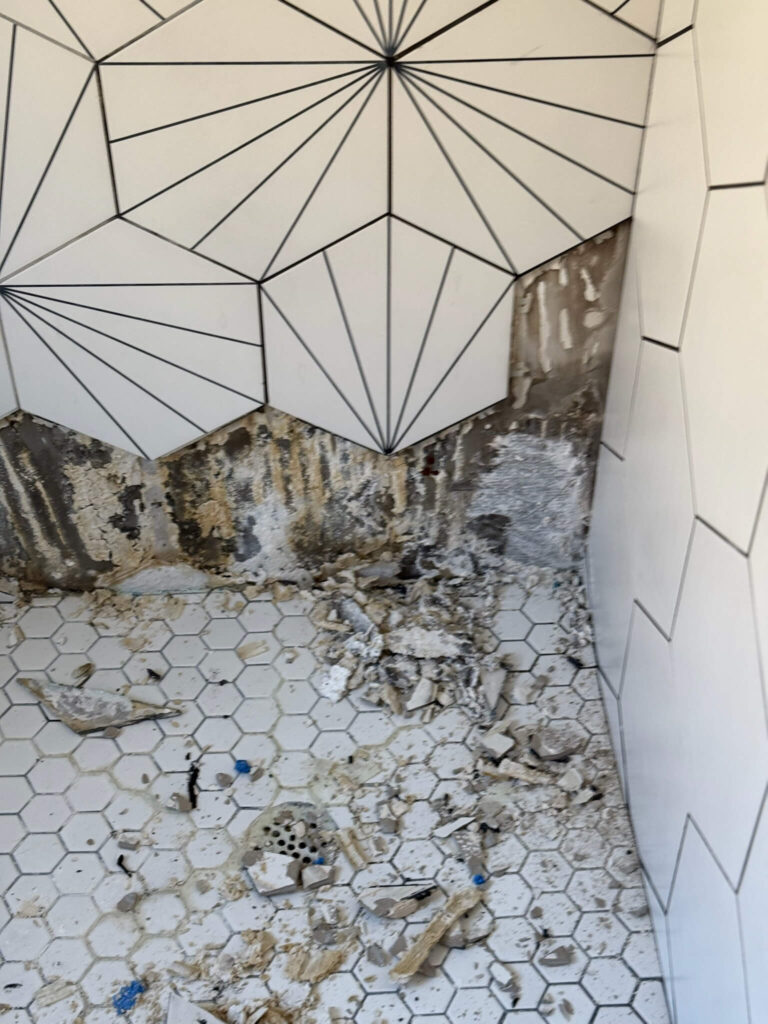 Water Damage Repair Bathroom Shower Stall Staten Island NY
