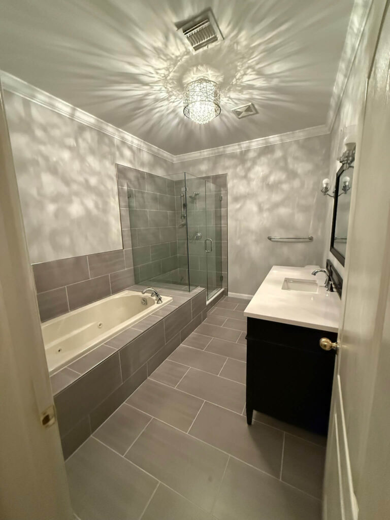 After Master Bathroom Renovation with on Staten Island, NY