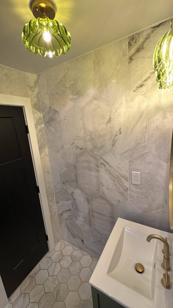 1024H Staten Island NY Master Bathroom Light Fixture