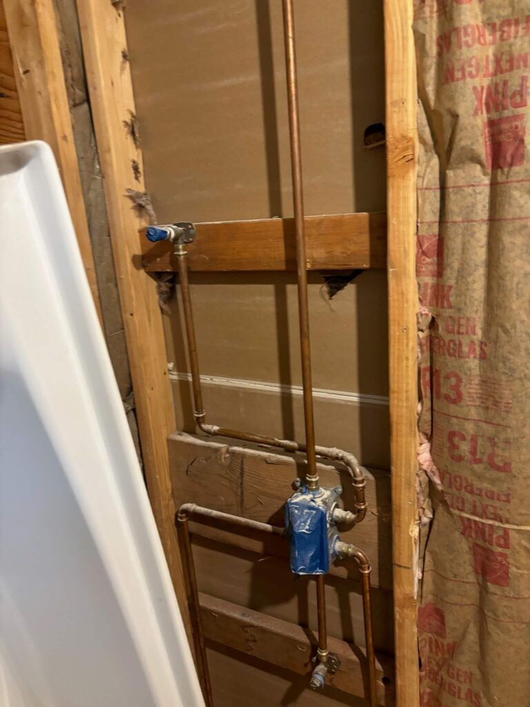 1024H Staten Island NY Master Bath Pipes