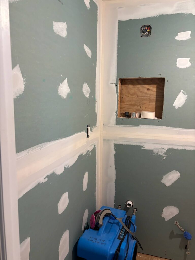 1024H Staten Island NY Master Bath Sheet Rock