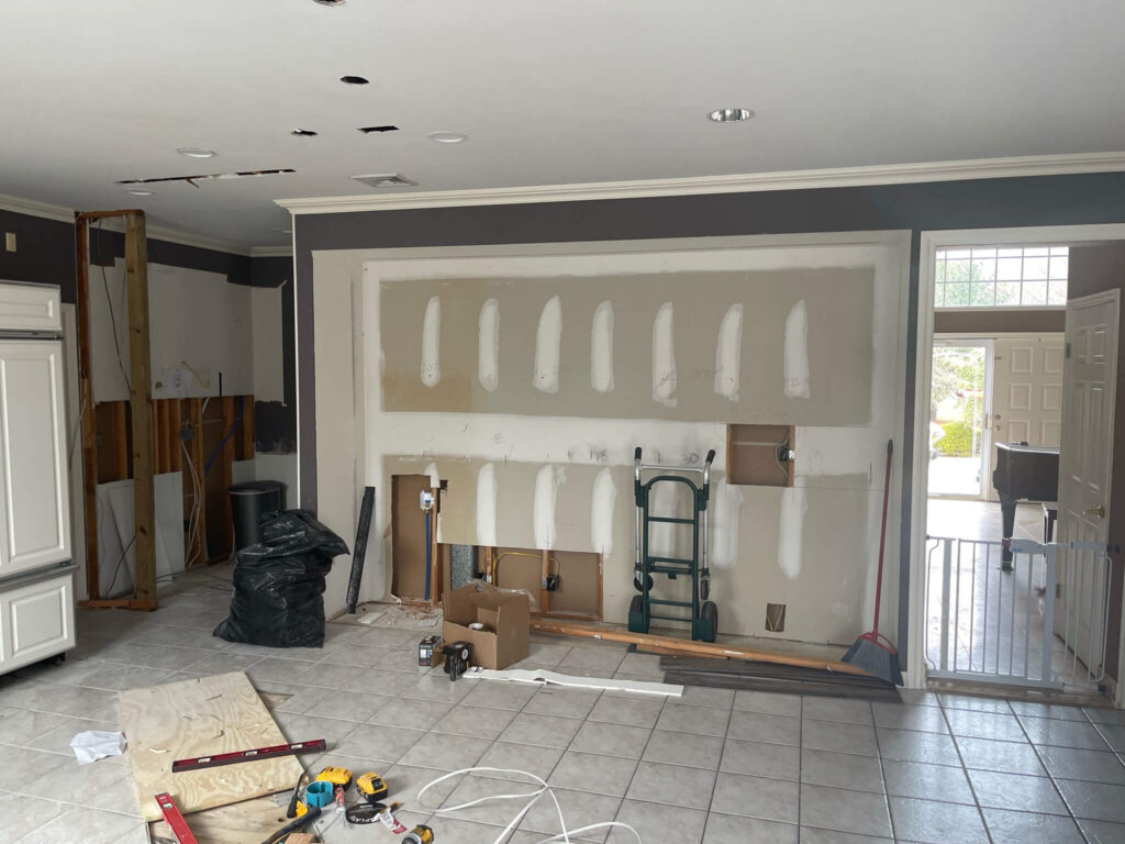 7GL Millstone NJ Kitchen Cabinets Mitigation Gut