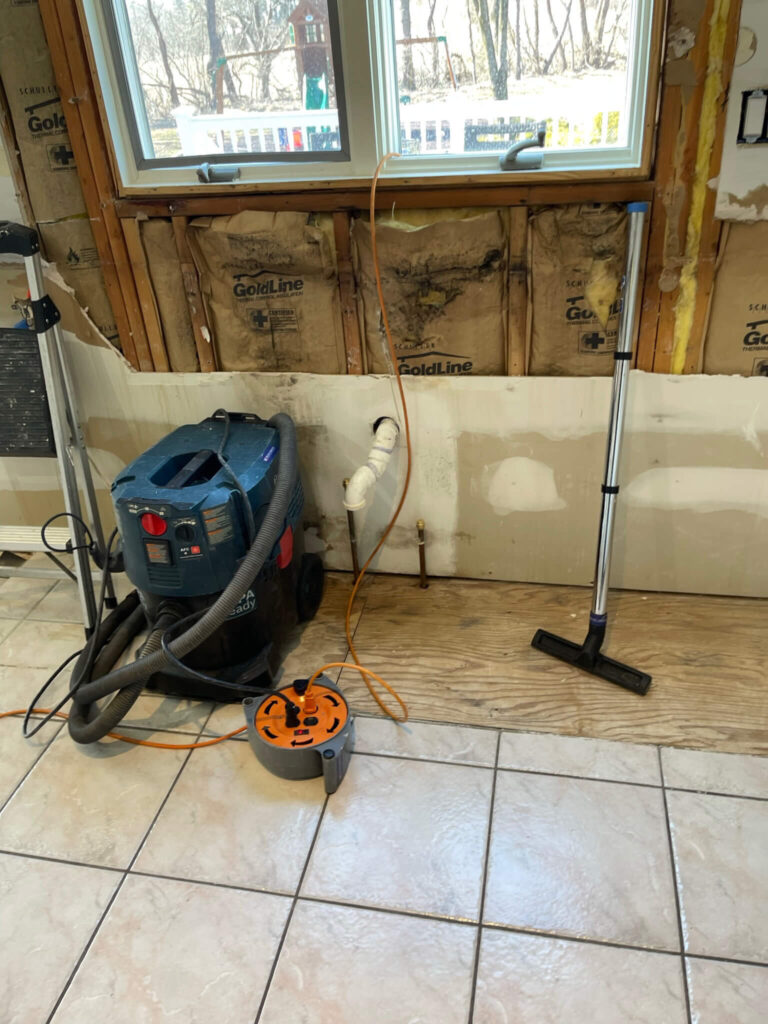 7GL Millstone NJ Kitchen Mitigation Gut
